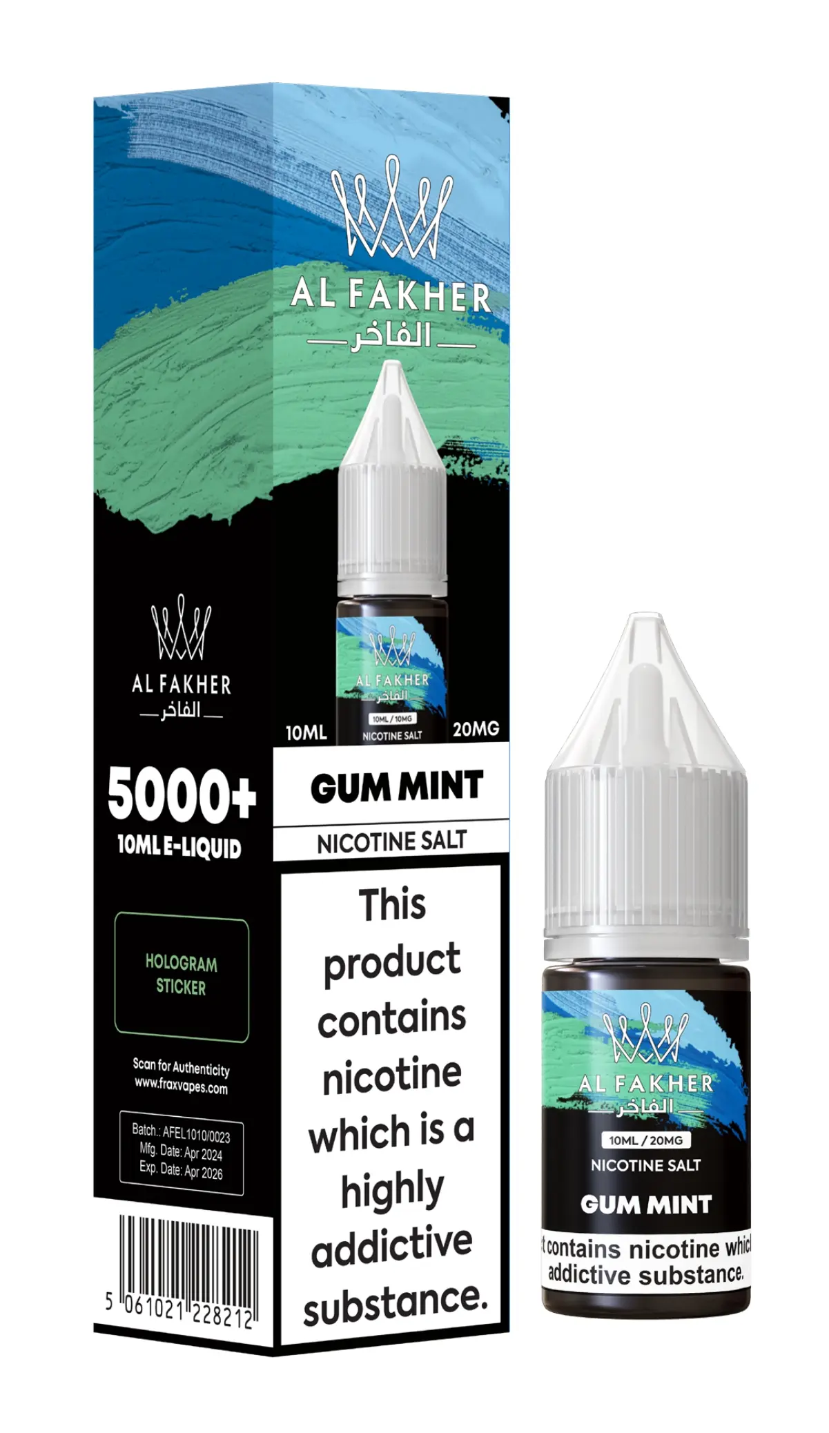 Gum Mint Nic Salt E-Liquid by Al Fakher 10ml