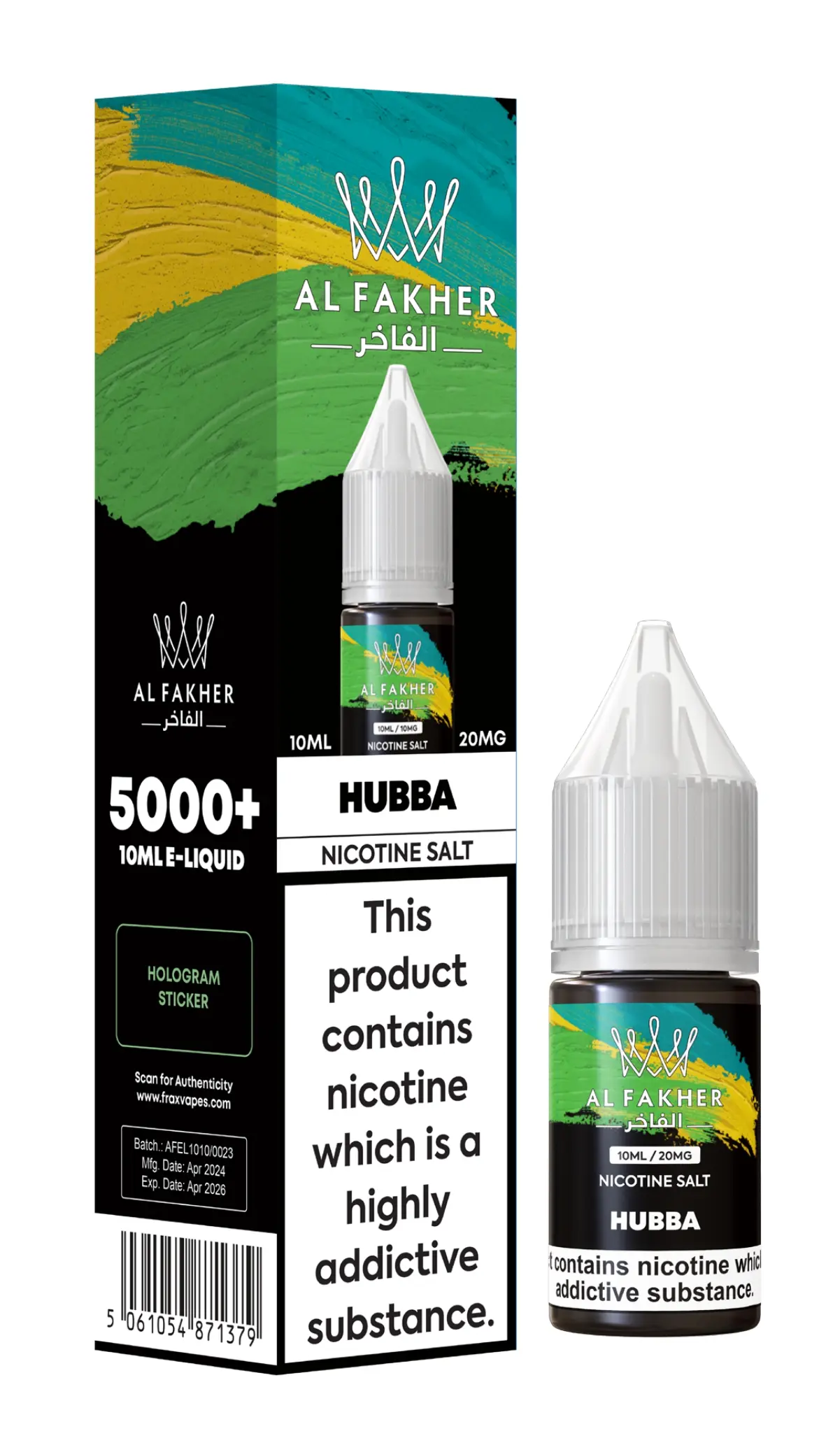  Hubba Nic Salt E-Liquid by Al Fakher 10ml