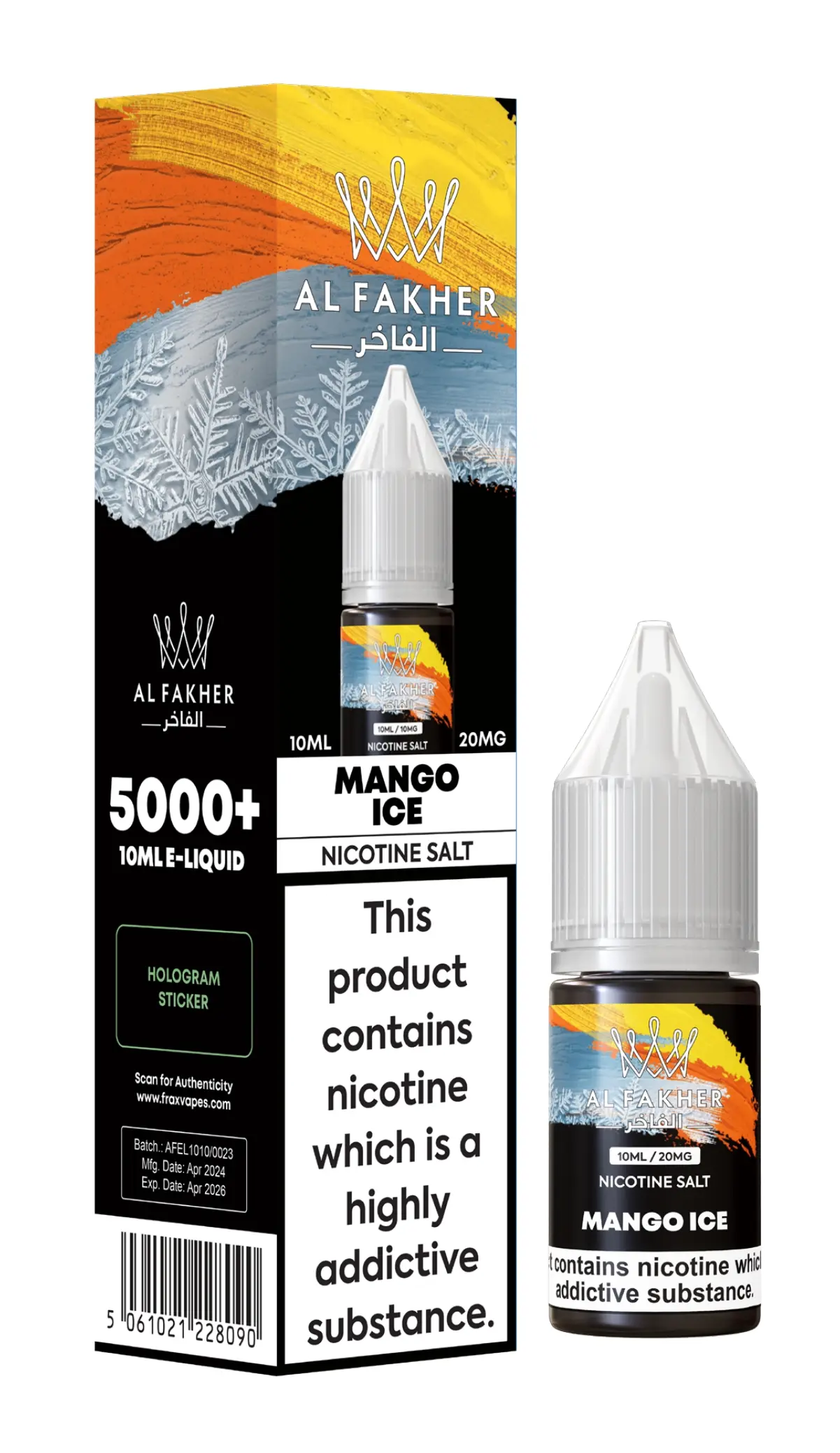 Mango Ice Nic Salt E-Liquid by Al Fakher 10ml