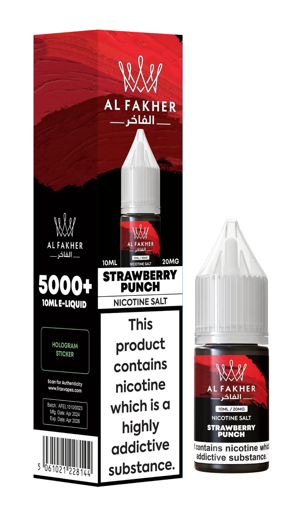 Strawberry Punch Nic Salt E-Liquid by Al Fakher 10ml