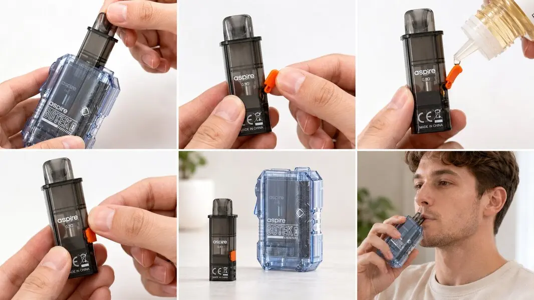 Aspire Gotek X Replacement Pods key features and compatibility