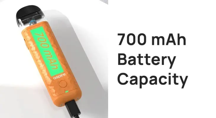 700 mAh Battery Capacity