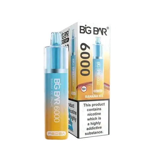 Banana Ice Feoba Big Bar 6000 Puffs Disposable Vape 20mg