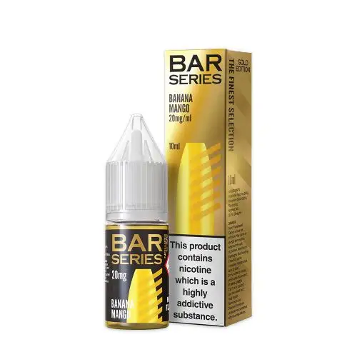 Banana Mango Nic Salt E-Liquid by Bar Series Gold Edition 10ml