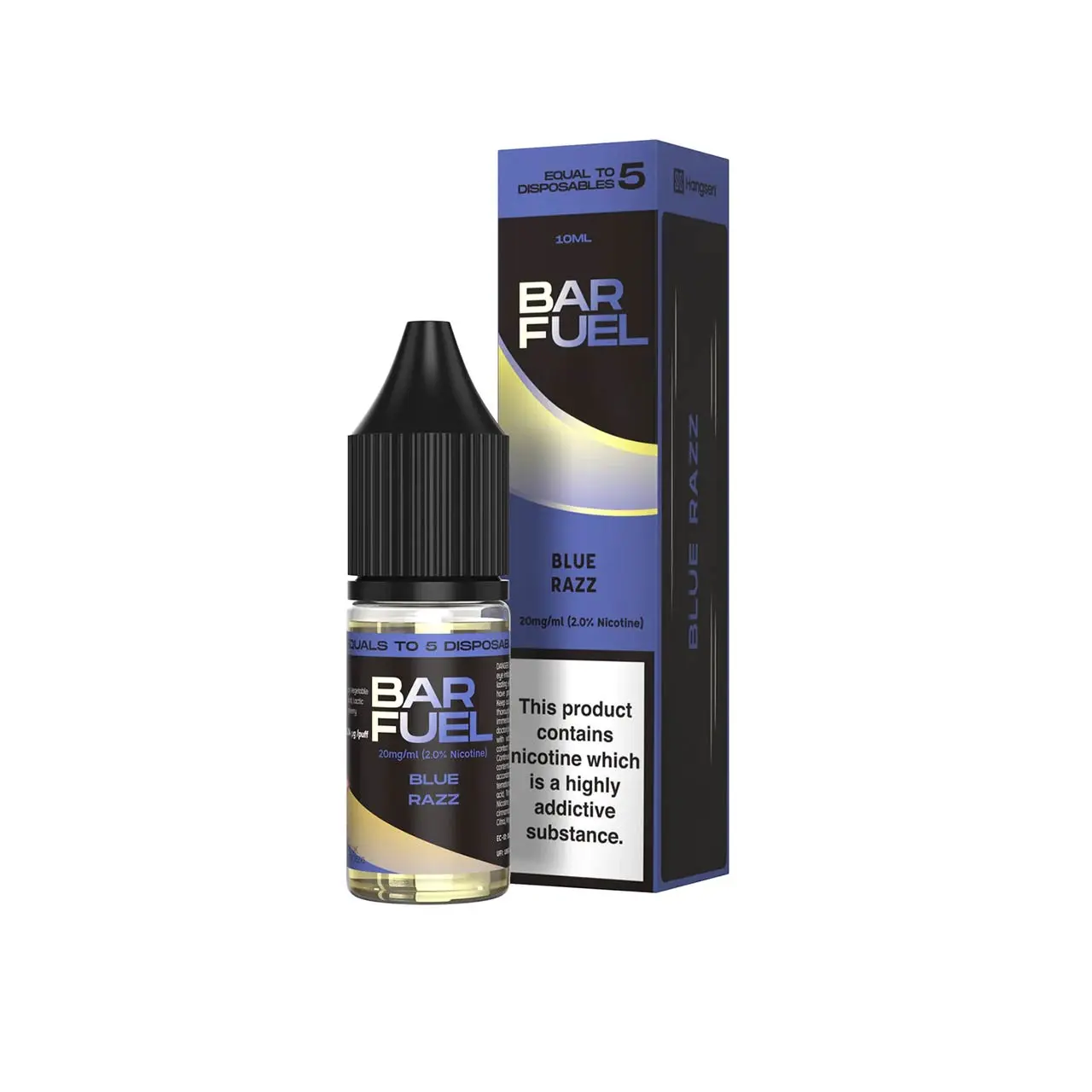  Bar Fuel Nic Salt By Hangsen - Blue Razz - 10ml  