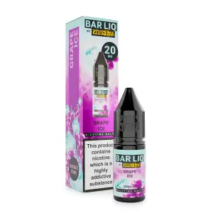 Grape Ice Bar Liq Nic Salt E-Liquid by Zeus Juice 10ml