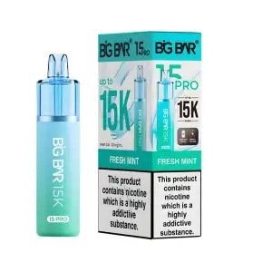 Fresh MInt Big Bar 15K Pro Prefilled Pod Kit