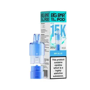 Mr Blue Big Bar 15K Pro Prefilled Pod