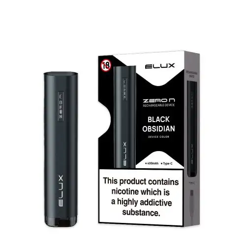 Elux Zero N Prefilled Pod Vape Kit - Black Obsidian