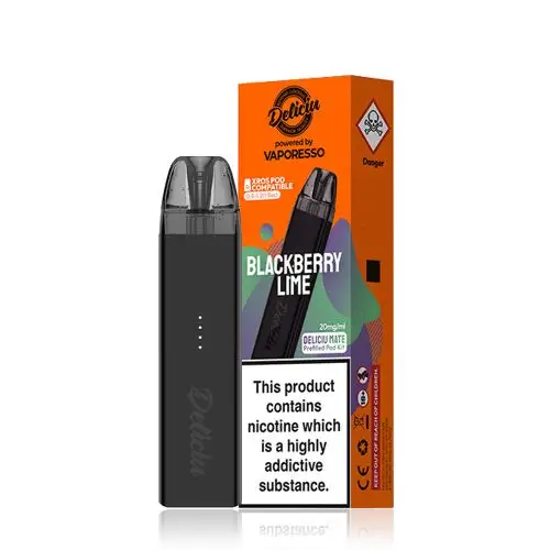Vaporesso Deliciu Mate Vape Pod Kit | Blackberry Lime(Black)