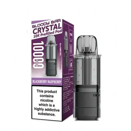 Blackberry Raspberry Bloody Bar Crystal 10K Prefilled Pods