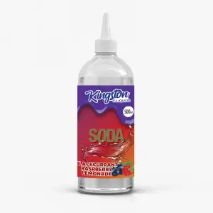Kingston Soda Eliquid - Blackcurrant Raspberry Lemonade - 500ml
