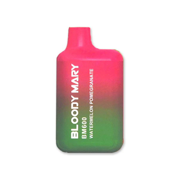  Watermelon Pomegranate by Bloody Mary BM600 Disposable Vape 20mg  