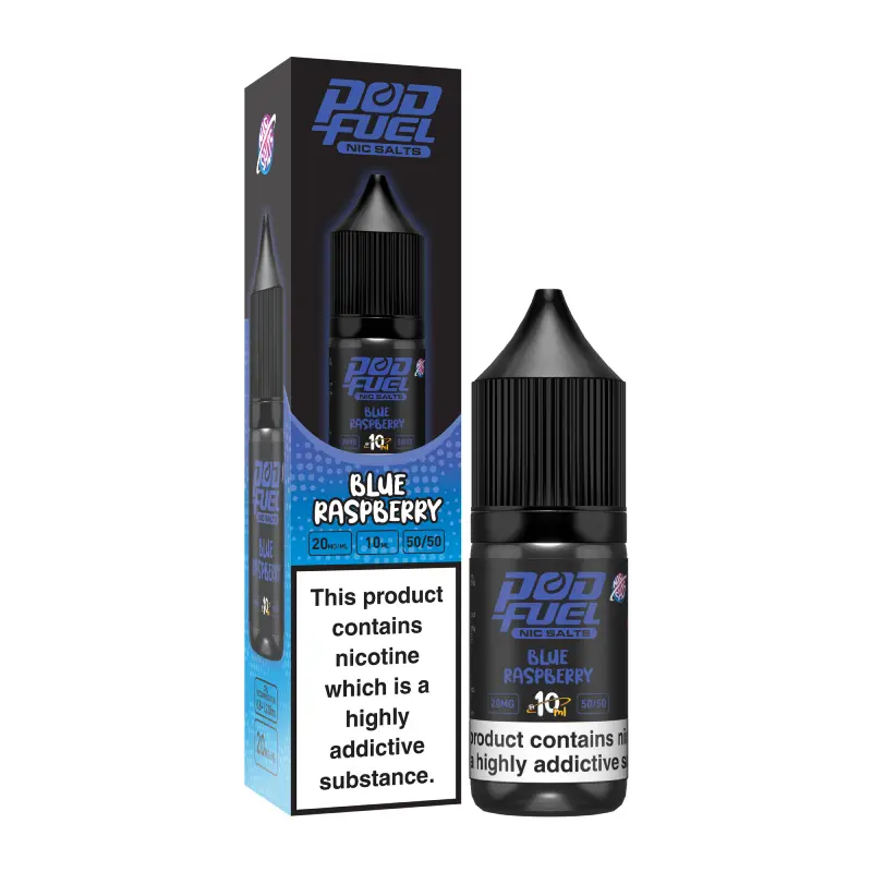 Blue Raspberry Nic Salt E-liquid by Pod Fuel Nic Salt 10ml