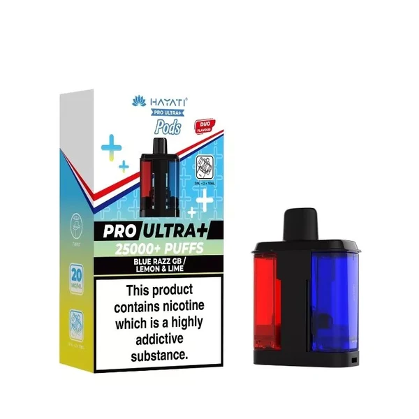 Hayati Pro Ultra Plus Pods - Blue Razz GB / Lemon & Lime