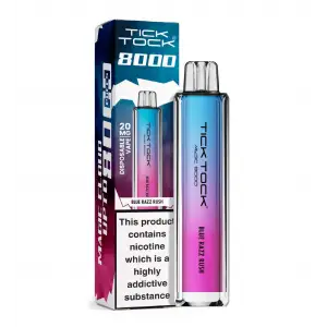 Blue Razz Rush Tick Tock Magic 8000 Disposable Vape 20mg