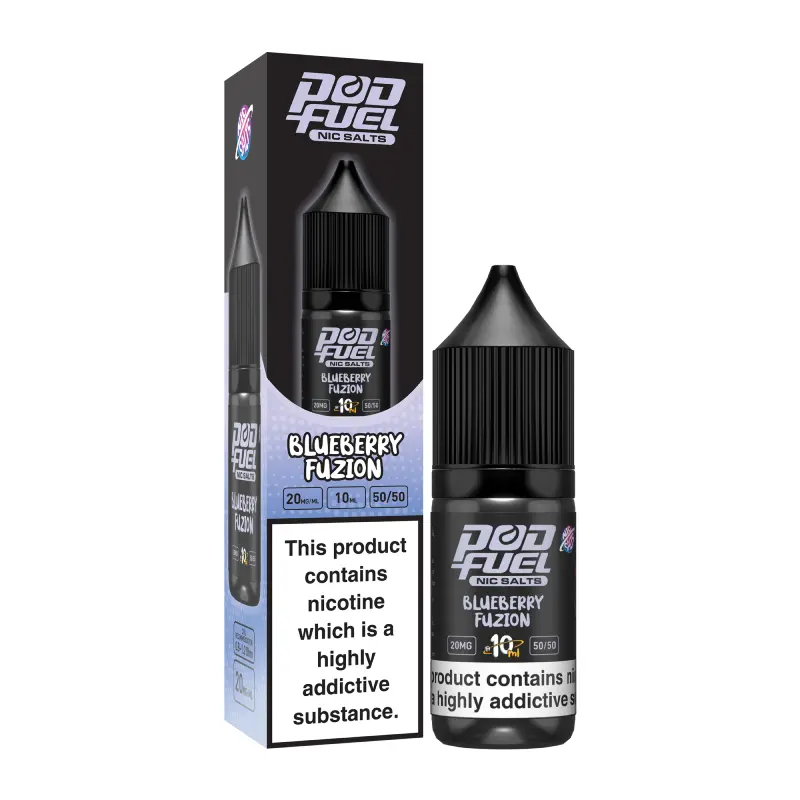 Blueberry Fuzion Nic Salt E-liquid by Pod Fuel Nic Salt 10ml