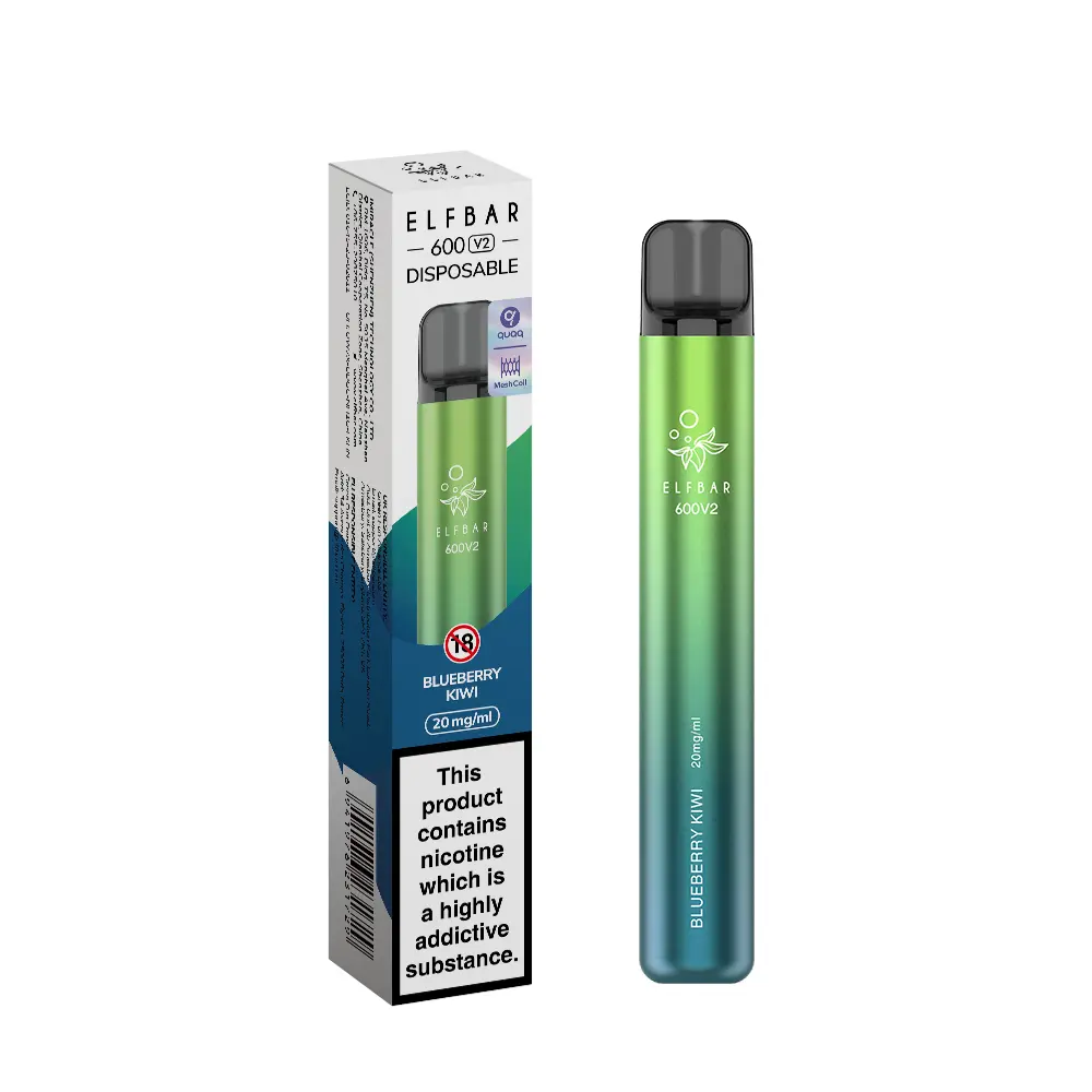 Blueberry Kiwi | Elf Bar 600 V2 Disposable Vape 20mg