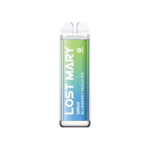Blueberry Peach Ice | Lost Mary QM600 By Elf Bar Disposable Pod Device 20mg