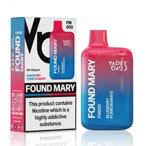 Found Mary FM600 Disposable Vape - Blueberry Pomegranate - 20mg