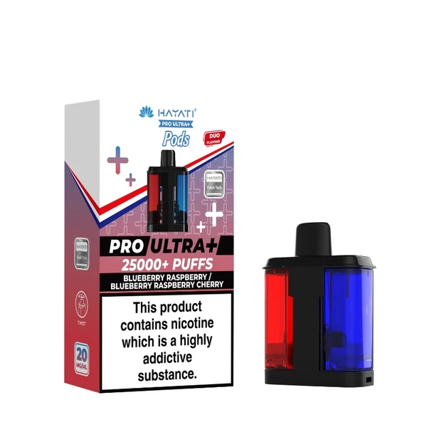 Hayati Pro Ultra Plus Pods - Blueberry Raspberry/Blueberry Raspberry Cherry