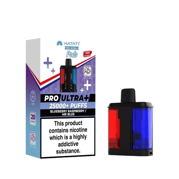 Hayati Pro Ultra Plus Pods - Blueberry Raspberry / Mr Blue