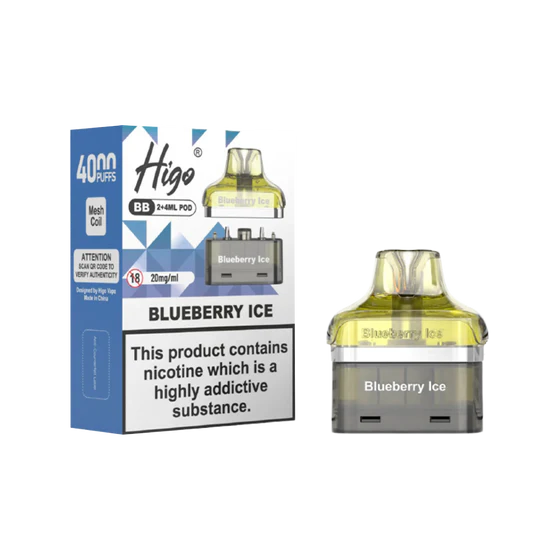 Blueberry Ice Higo BB 4000 Prefilled Pod