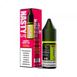 Cherry Berry Ice Nic Salt E-Liquid by Nasty Liq 10ml 