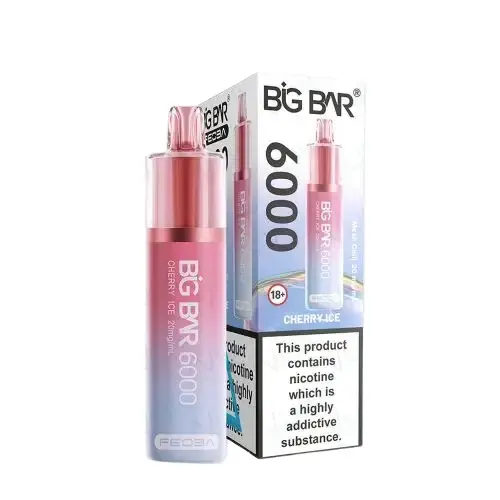 Cherry Ice Feoba Big Bar 6000 Puffs Disposable Vape 20mg