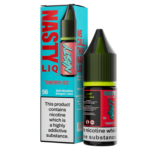 Cherry Ice Nic Salt E-Liquid by Nasty Liq Salts 10ml