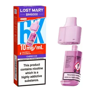 Lost Mary BM6000 Pods - Cherry Ice | 10mg