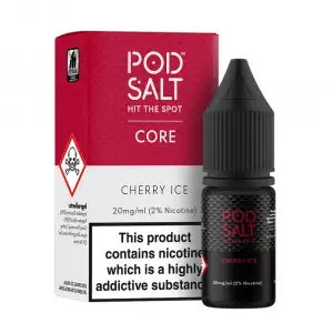 Cherry Ice Nic Salt E-Liquid by Pod Salt 10ml