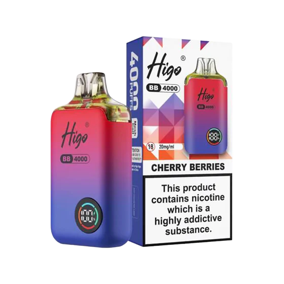 Higo BB 4000 Prefilled Pod Kit - Cherry Berries
