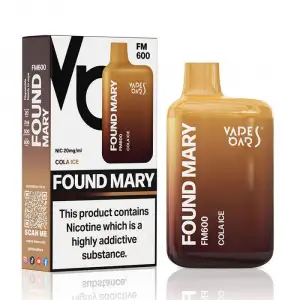 Found Mary FM600 Disposable Vape - Cola Ice - 20mg