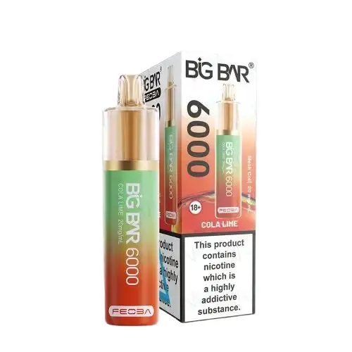 Cola Lime Feoba Big Bar 6000 Puffs Disposable Vape 20mg