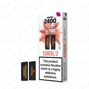 Angel 2400 Prefilled Vape Pods by Vapes Bar - Coral Edition 2