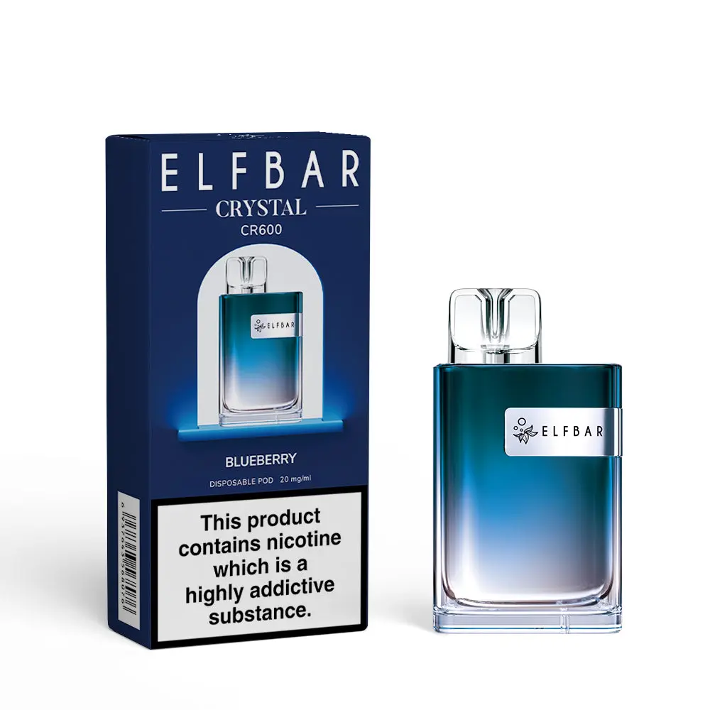 Blueberry by Elfbar Crystal CR600 Disposable Vape