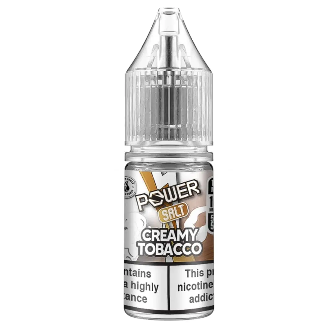 Creamy Tobacco Nic Salt E-liquid by Power Salt 10ml 