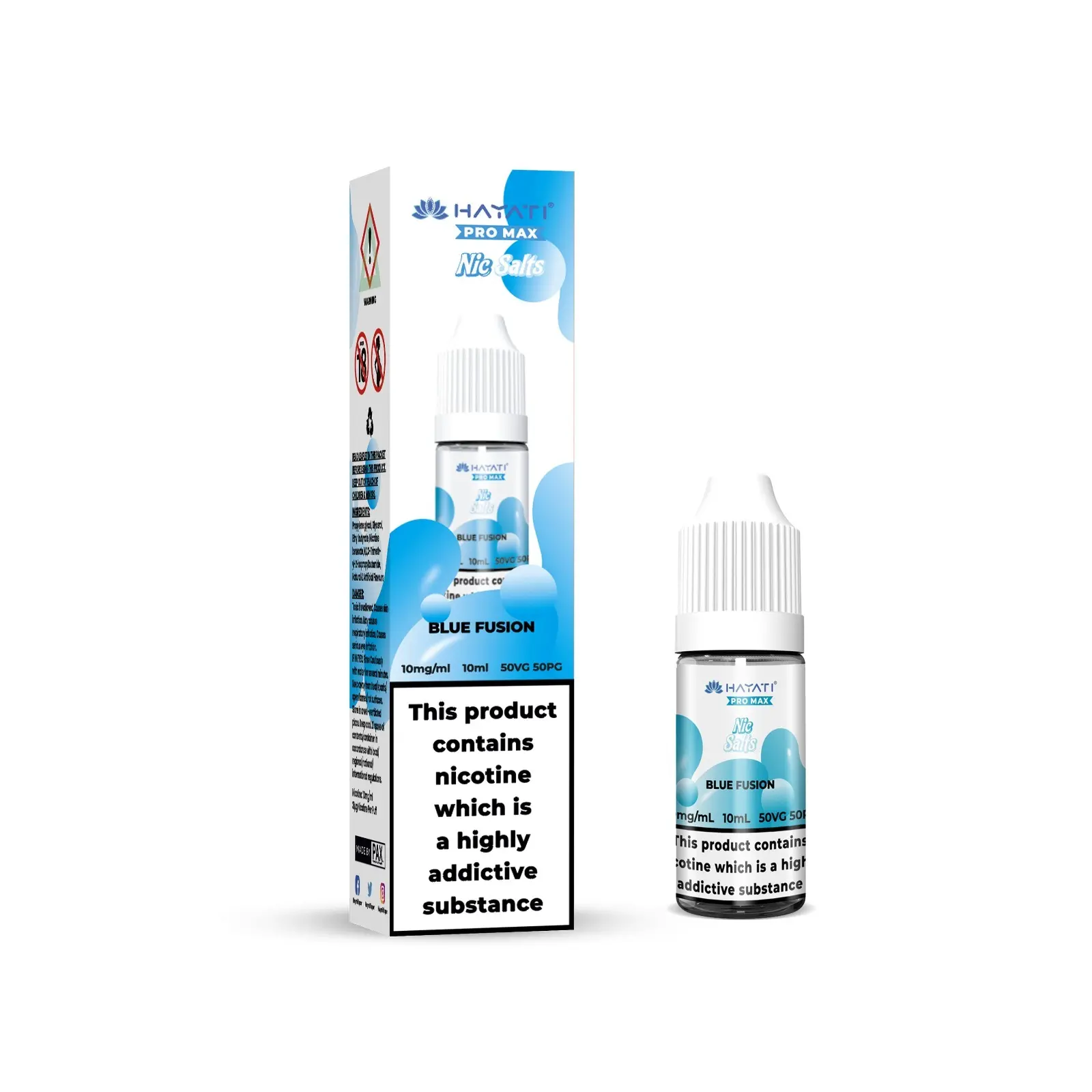 The Crystal Pro Max Nic Salts – Blue Fusion – 10ml