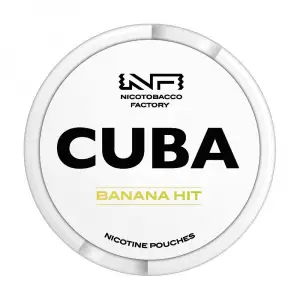 Banana Hit Nicotine Pouches Cuba White 16mg