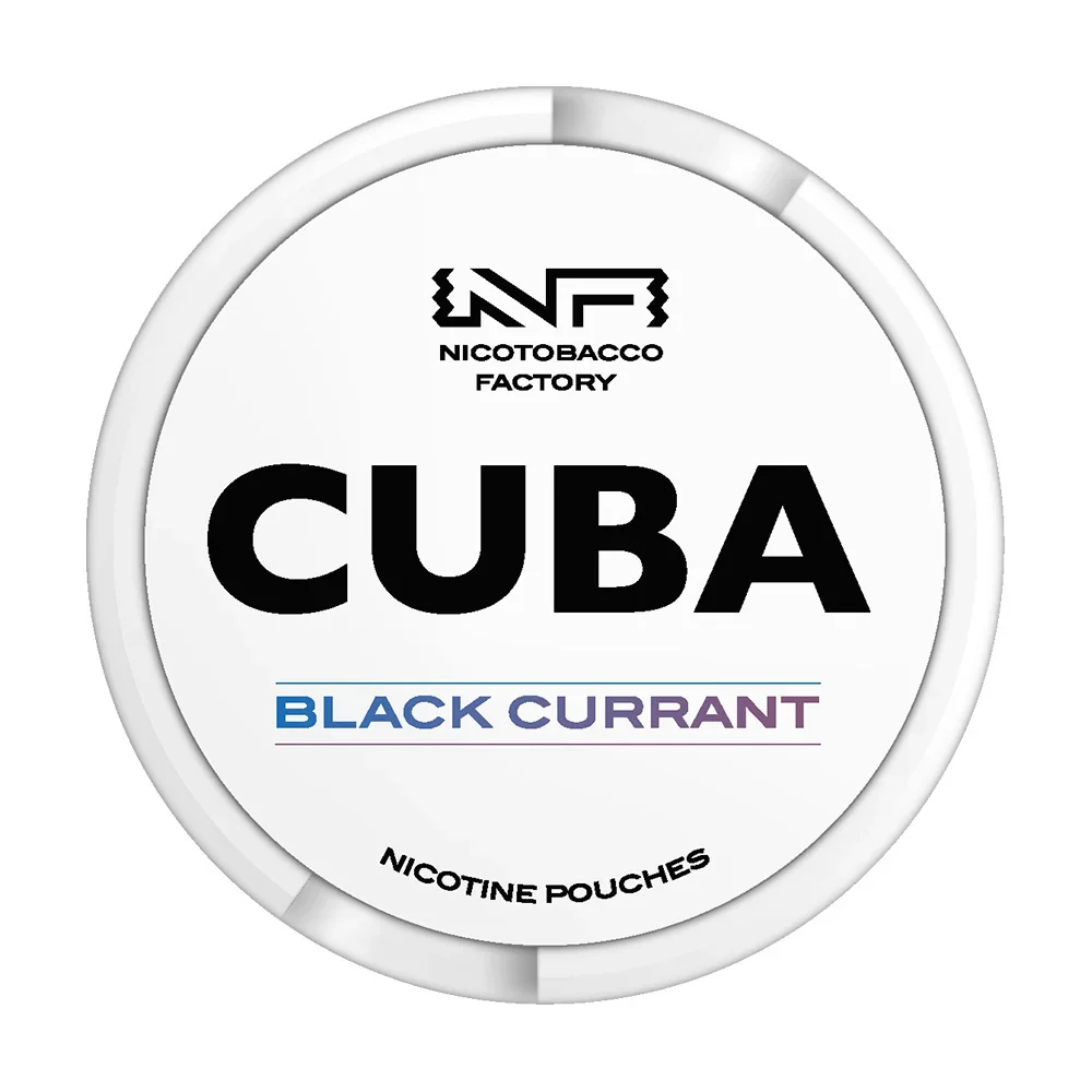 Blackcurrant Nicotine Pouches by Cuba White 16mg