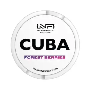 Cuba White Nicotine Pouches - Forest Berries - 16mg