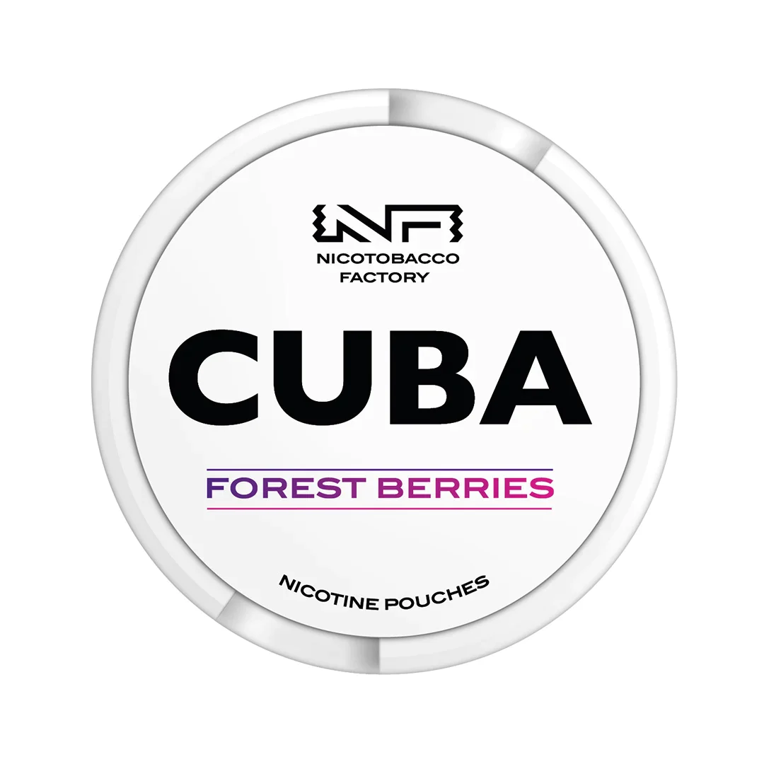 Forest Berries Nicotine Pouches by Cuba White 16mg