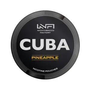 Pineapple Nicotine Pouches by Cuba Black 43mg | Pack of 25