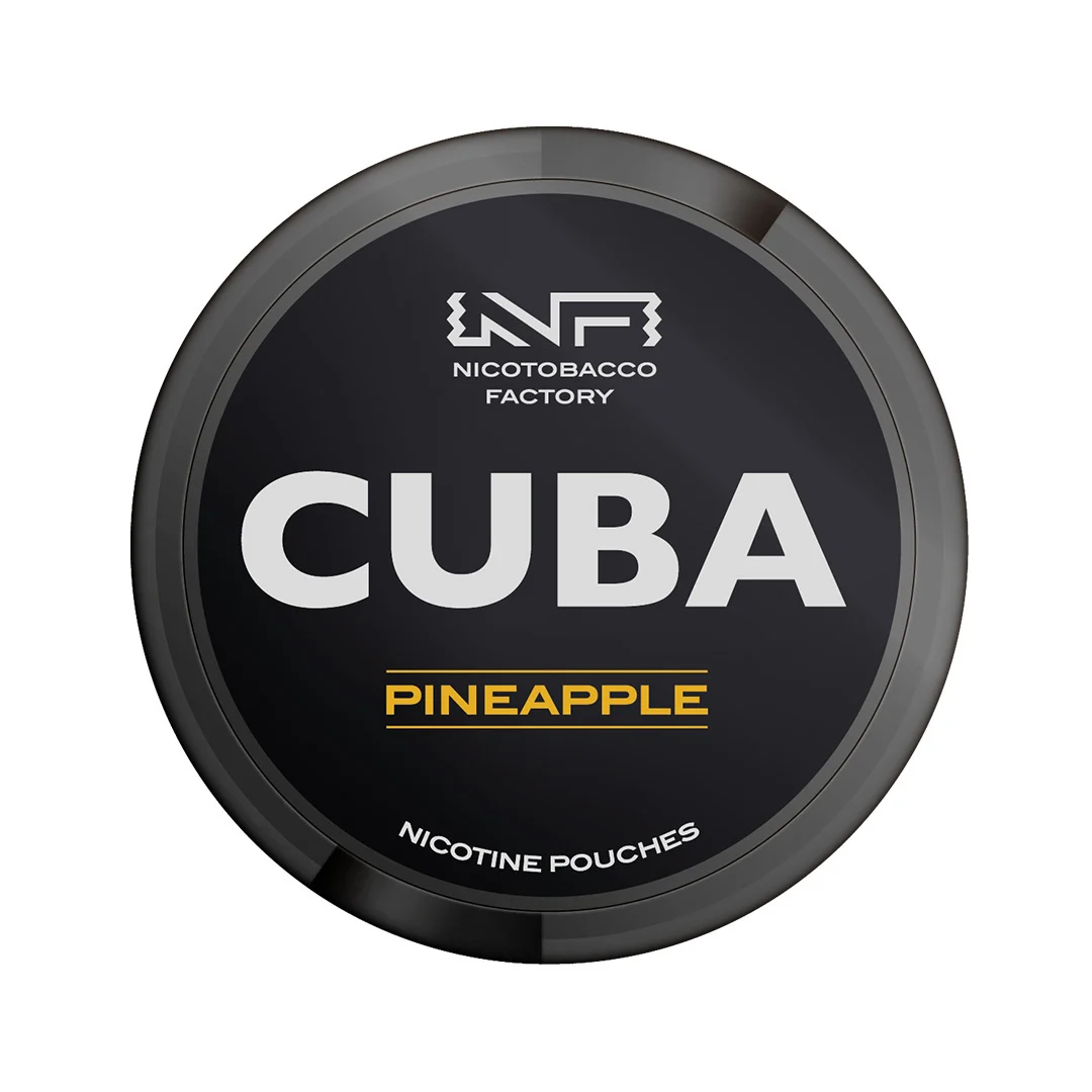  Pineapple Nicotine Pouches by Cuba Black 43mg | Pack of 25 