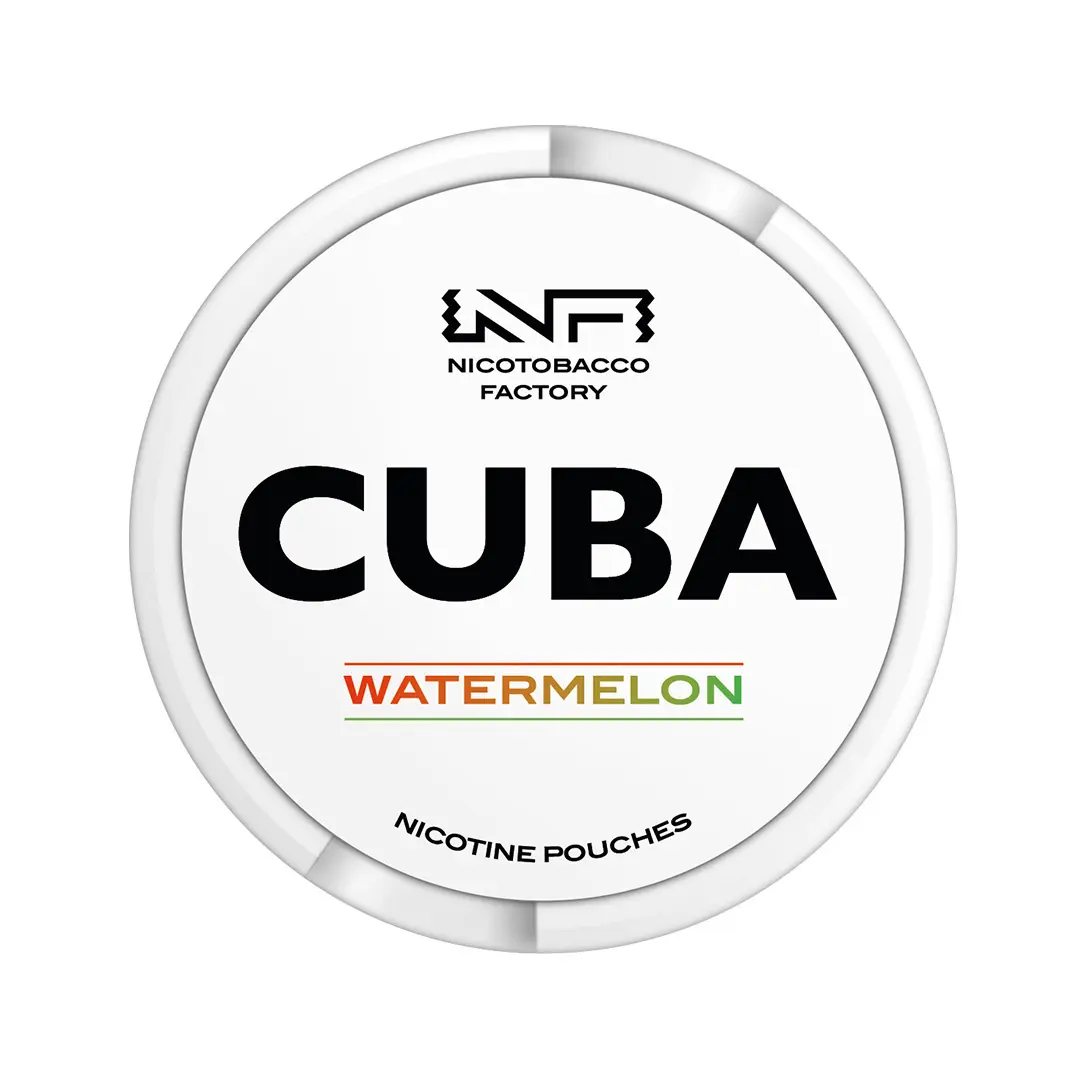  Watermelon Nicotine Pouches by Cuba Black 43mg | Pack of 25 