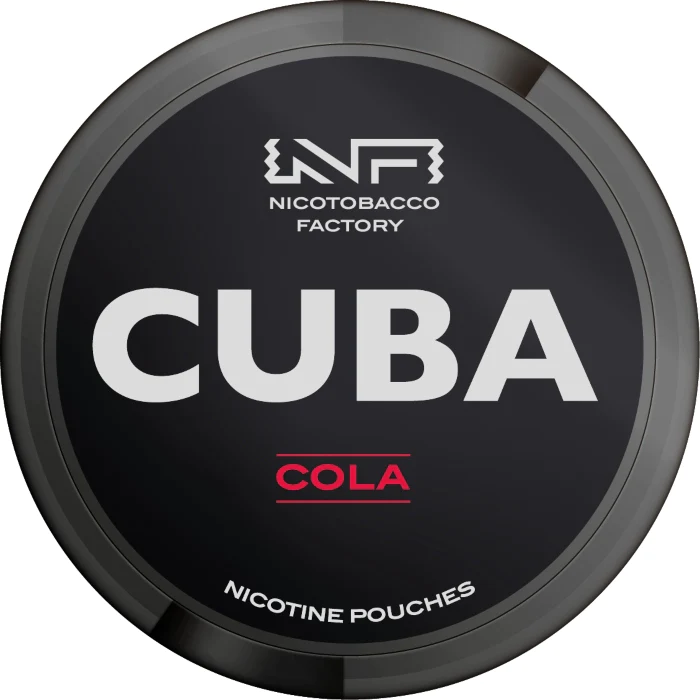  Cola Nicotine Pouches by Cuba Black 43mg | Pack of 25 