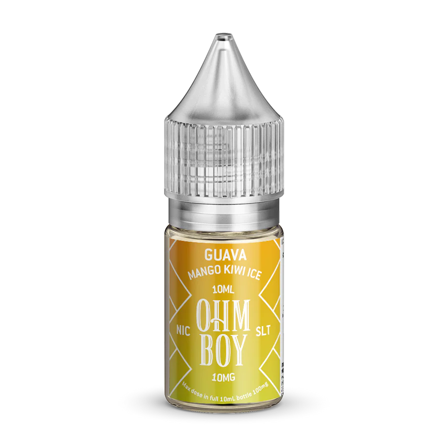 Guava Mango Kiwi Ice Nic Salt E-Liquid by Ohm Boy 10ml 