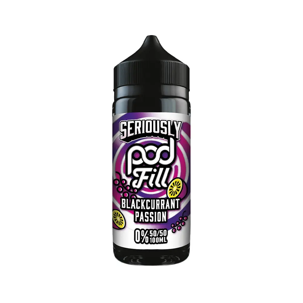 Blackcurrant Passion Shortfill E-liquid by Seriously Pod Fill 100ml