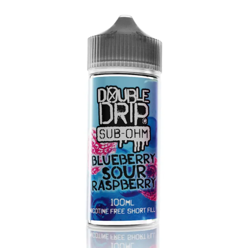  Double Drip E liquid - Blueberry Sour Raspberry - 100ml 